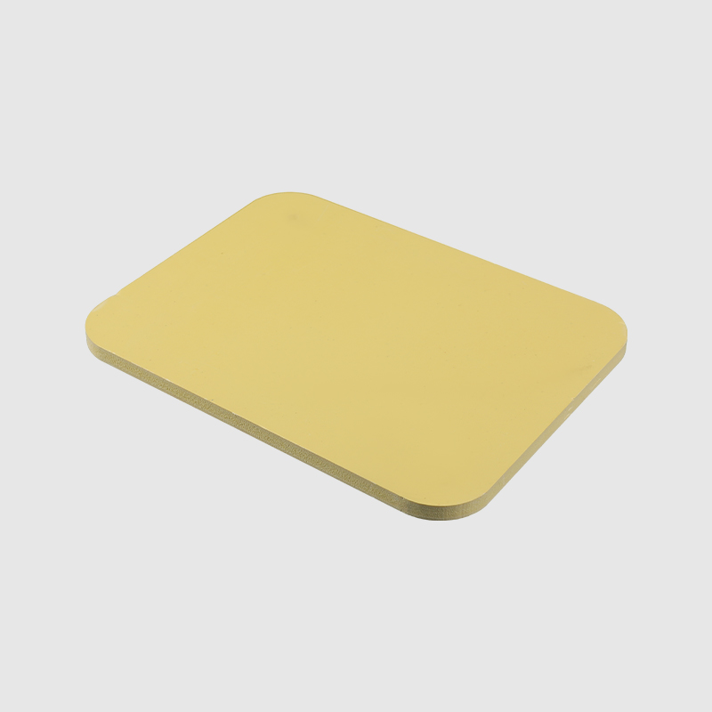 Advertentieborden gele PVC -schuimbord plastic vellen plastic platen